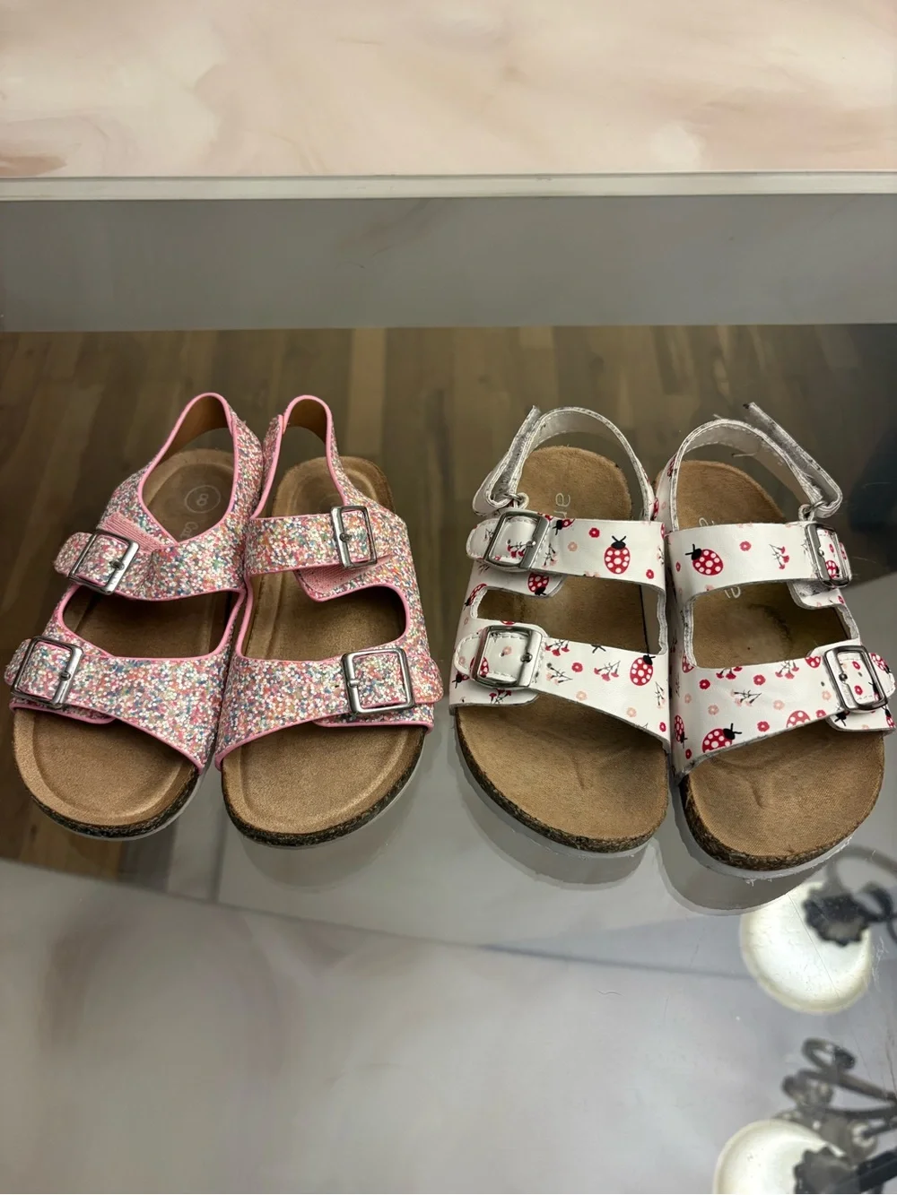 Cat & Jack and Annie toddler sandals. Size 8
